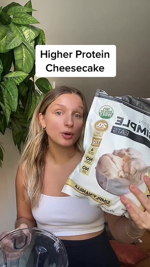 High Protein Cheesecake Recipe with Clean Simple Eats Protein Powder