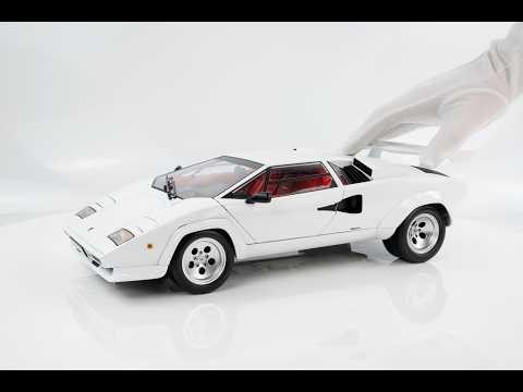 Lamborghini Countach LP5000S QV 1985 White - KK Scale 1:12 Diecast Model
