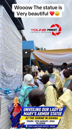 Woooww This statue is very beautiful 😻 #fyp #catholic #viral #creatorsearchinsights #trending @Buoho Grotto @roland_media @Joachim Adomako Tadie @Edward Akwasi Gyebi @iamNelly💕✝️📿 @💕Nana🩵 Akua 🦋 @catholicdailyquotes