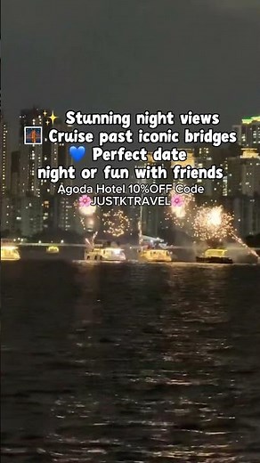 🌃🛥️ Best way to see Busan at night? A Yacht Tour! 🇰🇷✨