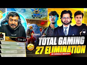 “TOTAL GAMING Unstoppable 🔥 | 27 Kill BOOYAH 🏆💀 in Tournament Highlights 🎯”
