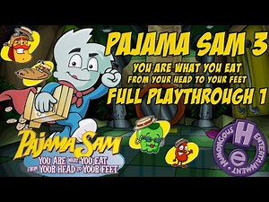 Pajama Sam 3: You Are What You Eat from Your Head to Your Feet | Full Game Walkthrough 1