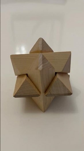 How to Assemble a Six-Pointed Star Puzzle in Seconds #shorts #puzzle