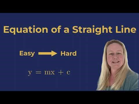 The Equation of a Straight Line GCSE Maths | Easy to Hard Exam Questions