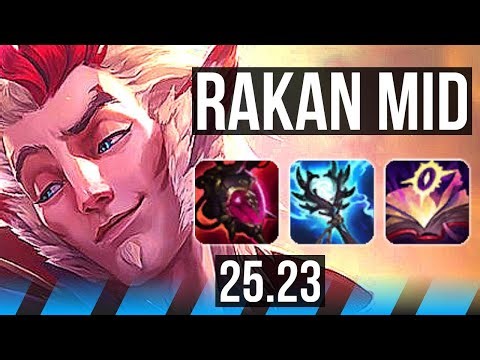 RAKAN vs DRAVEN (MID) | 13/1/11, Legendary | EUW Diamond | 25.23