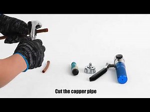 iGeelee Hydraulic Tube Expander | Copper Swaging Tool Kit 3/8"–1-1/8" with 7 Heads (IG-300A)