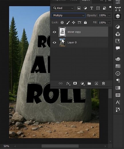How to Create a Rock Text Effect With a Realistic Way Using Photoshop 2025