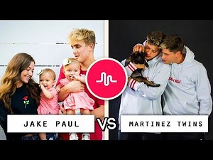 Jake Paul vs Martinez Twins Musical.ly Battle (BEEF) / Who's the Best