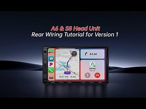 ATOTO A6 & S8 Car Stereo Rear Wiring Installation Tutorial - Version 1