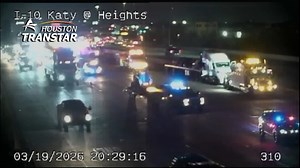 18-wheeler spills metal spools on I-10 Katy Freeway, causing major traffic backup