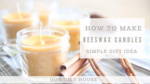 Easiest Beeswax Candle Recipe | How to Make a Beeswax Candle