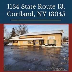 5.1K views · 3 comments | Fantastic opportunity to own a versatile commercial property in Cortland!  With 14ft ceilings, a showroom, repair bays, and plenty of storage, the possibilities are endless.  Call Timothy Alger, Associate Broker Yaman Real Estate today to see how this space can work for you! Click this link for more information: https://tinyurl.com/1134StRte13 | Yaman Real Estate | Facebook