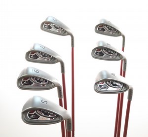 Ping K15 Iron Set 5-W,S Black Dot Graphite TFC 149 Regular Flex 45741A