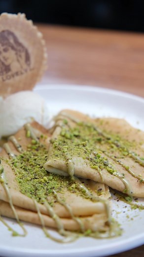 Pistachio Crepes at Pancake Parlour – Try Them Now!