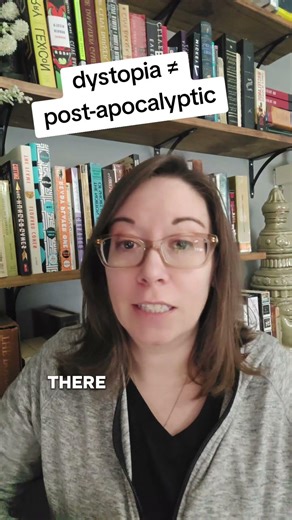Dystopian vs post-apocalyptic books explained in 35 seconds #booktok #dystopiannovel