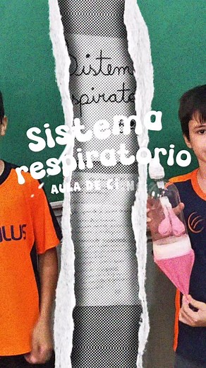 Holus Ftd on Instagram: "Aprendendo enquanto se divertem: uma aula criativa sobre o Sistema Respiratório. 🫁 Uma divertida aula de Ciências do 5º ano, os alunos embarcaram em uma aventura para entender como funciona o sistema respiratório – e o melhor: usando materiais simples como garrafa PET, bexigas e fita! 🧡 Com muita animação, cada grupo montou seu próprio modelo do pulmão. A garrafa representava o tórax, as bexigas faziam o papel dos pulmões, e um canudinho simulava a traqueia. 👀 Ao puxa