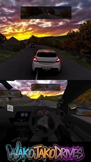 Tight squeeze vauxhall astra vxr #shorts #assettocorsa #automobile