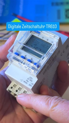 Theben AG | Digitale Zeitschaltuhr TR610. Musik ist KI generiert. #elektriker #elektroinstallation #sparky #thebenag | Instagram