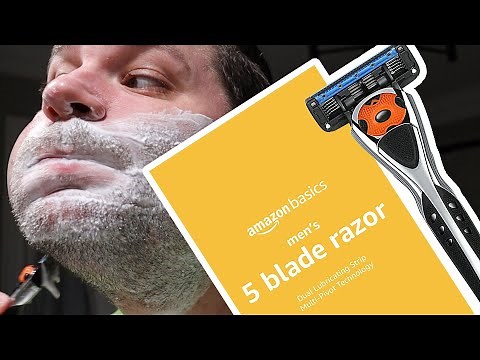 Amazon Basics mens 5 blade razor review