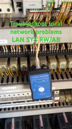 Troubleshoot local network problems LAN SYS RW/AB