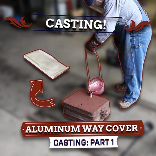 Casting In My Backyard Foundry!*Step By Step* | VintageMachinery.org
