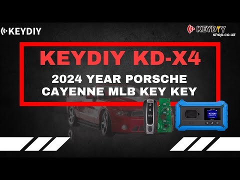 How to use KD-X4 add 2024 year Porsche Cayenne MLB key
