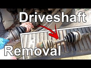 How to Replace a Driveshaft / CV Axle | Part 01 - Driveshaft Removal | Tech Tip 24
