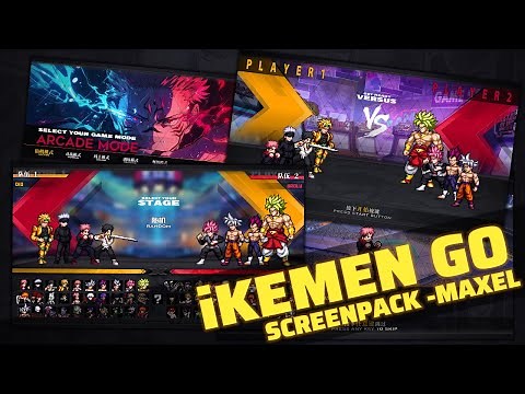 IKEMEN GO Screen Pack - ANIME ALL STARS (Add unlimited characters. Page scroll enabled.)