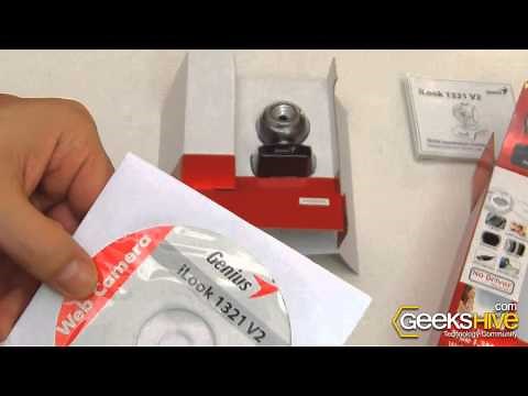 Webcam Genius i-Look 1321 V2 usb - Unboxing by www.geekshive.com