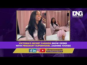 Victoria's Secret fashion show opens with pregnant supermodel Jasmine Tookes