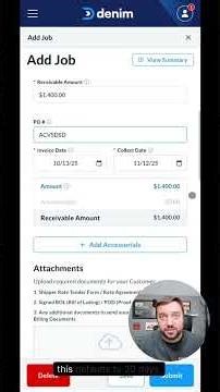 How to: Add a Job in Denim powered by Truckstop