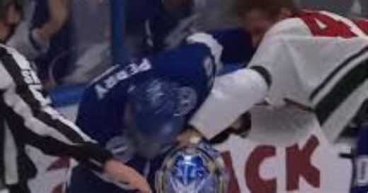 Bloody fight leaves gruesome mark on Corey Perry’s face