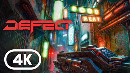 赛博朋克FPS游戏《DEFECT》最新10分钟实机演示，看懂的都是硬核玩家