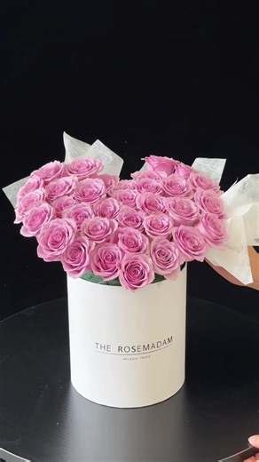 💜 heart-shaped rose flower box tutorial🌹✨Perfect for gifting this Valentine’s Day❤️ #valentinesgift # #valentinesflower # #valentinesdaygiftideas