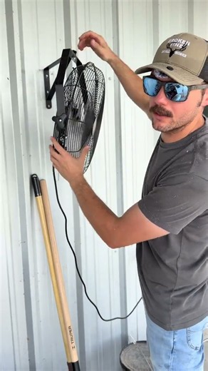 This fan from Vevor makes a huge difference in this heat! Water resistant makes it great for patios,