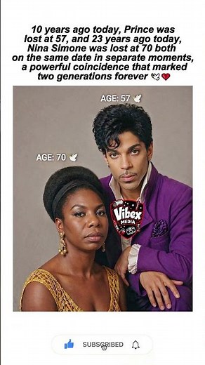 Prince & Nina Simone Died On The Same Date – A Powerful Coincidence 🎵❤️ #prince #ninasimone #music