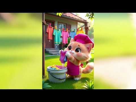 “Sunny Cat Morning Cooking Story 🐱✨ | Cute Cat Kitchen Routine” | #catcooking