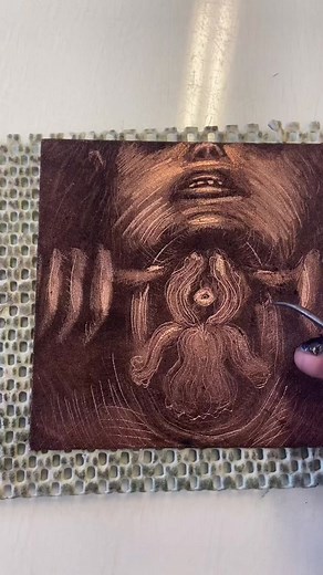 Creating a Stunning Mezzotint Artwork: Step-by-Step Process