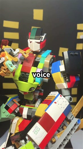 Voice reveal | 1000 sub special #lego #build #stopmotion #animation #robot #mecha #voice #reveal￼￼￼