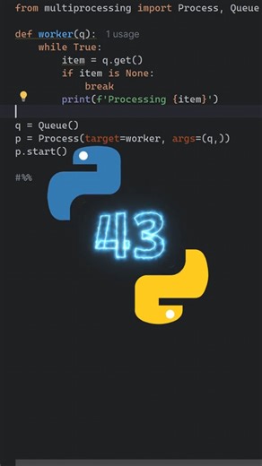 #python tip 43 - shared job queues