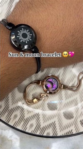 Sun and moon bracelet