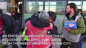 205K views · 1.5K shares | There has been emotional scenes for several thousand Aleppo residents who have managed to leave rebel-held parts of the city. But as many as 50,000 people are still trapped awaiting safe passage out after the evacuation was suspended early Friday. | Channel 4 News | Facebook