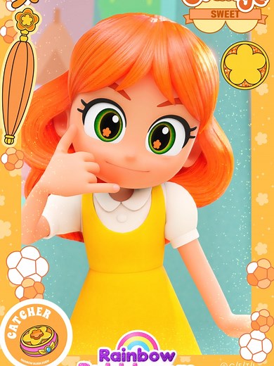 Rainbow Bubblegem Orange Amber Moshi Moshi Challenge