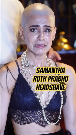 SAMANTHA RUTH PRABHU - HEADSHAVE BALD (MADE USING AI)