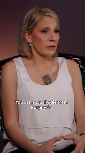 Rarely Discussed on Instagram: "This is PORPHYRIA WHAT IS PORPHYRIA? Porphyria is not a single disease but a group of eight inherited genetic disorders that differ considerably from each other. A common feature in all Porphyrias is the accumulation in the body of porphyrins and porphyrin precursors. Although these are normal body chemicals, they normally do not accumulate. Precisely which of these chemicals builds up depends on the type of Porphyria. This clip is from a documentary trailer calle