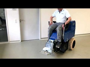 Janser Floor Removal Machine - Ride On ADB (All Day Battery) Highspeed Floor Scraper