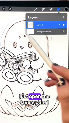Need to lower opacity of the layer? #procreatetips #procreatetutorials #procreate #digitalart