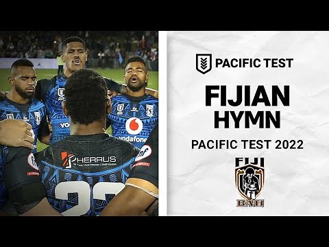 Fijian Hymn | Fiji v Papua New Guinea | Pacific Test, 2022