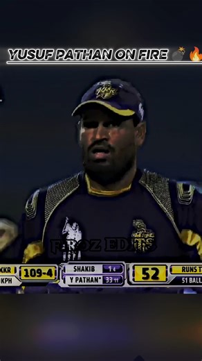 pathan on fire 🔥🔥 #cricket #yousufpathan #kkr