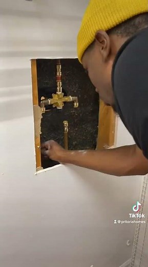 How to Replace Shower Valve and Faucet With No Access Panel @pritoriahomes